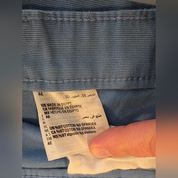 Club Room Men's Classic Fit Solid Straight Leg Pants Blue Size 38x30 NWT 2664V - Picture 11 of 13